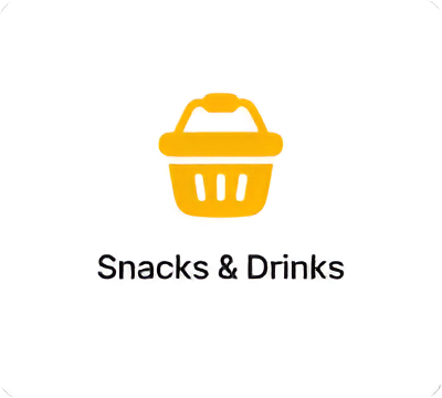 snacks & drinks